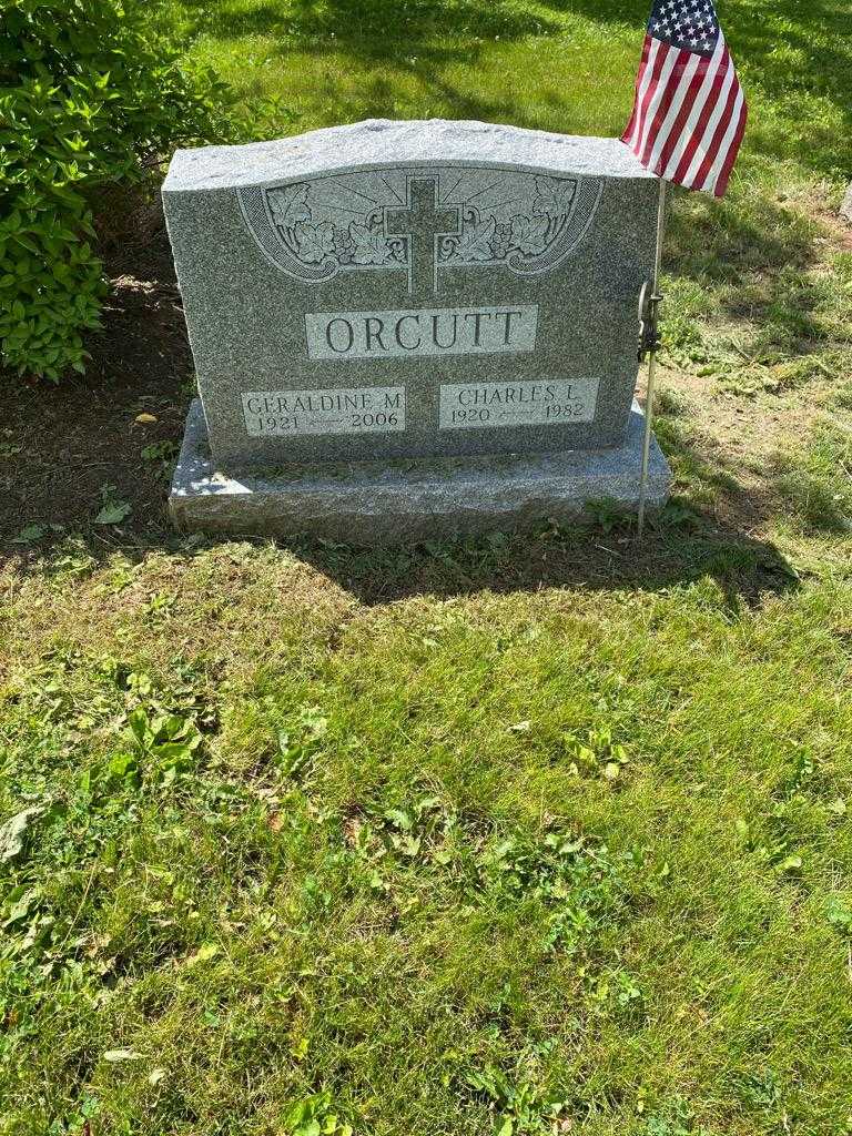 Geraldine M. Orcutt's grave. Photo 2