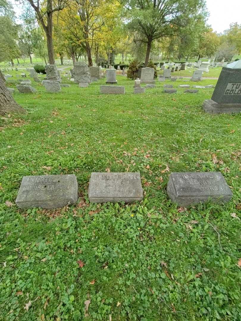 Freda Louise McLain Lewis's grave. Photo 1