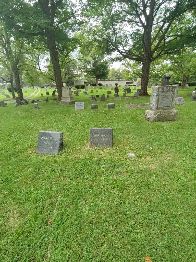 Elizabeth Humphries's grave. Photo 2