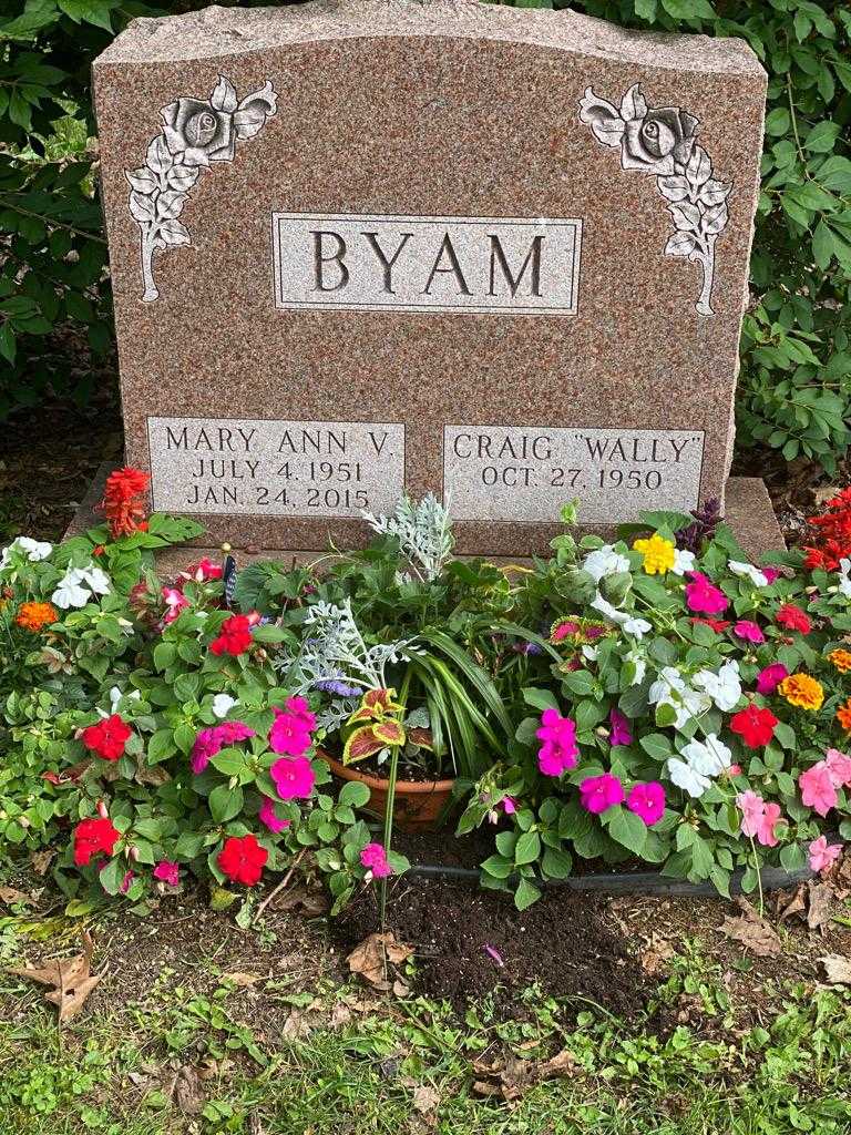 Mary Ann V. Byam's grave. Photo 3