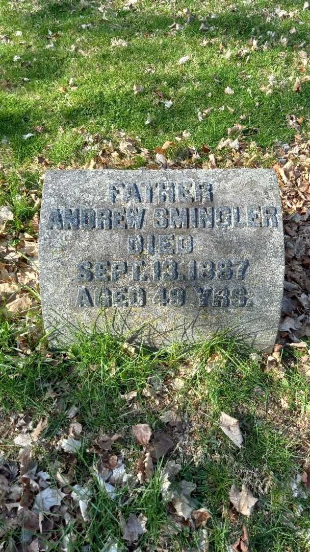 Andrew Smingler's grave. Photo 3