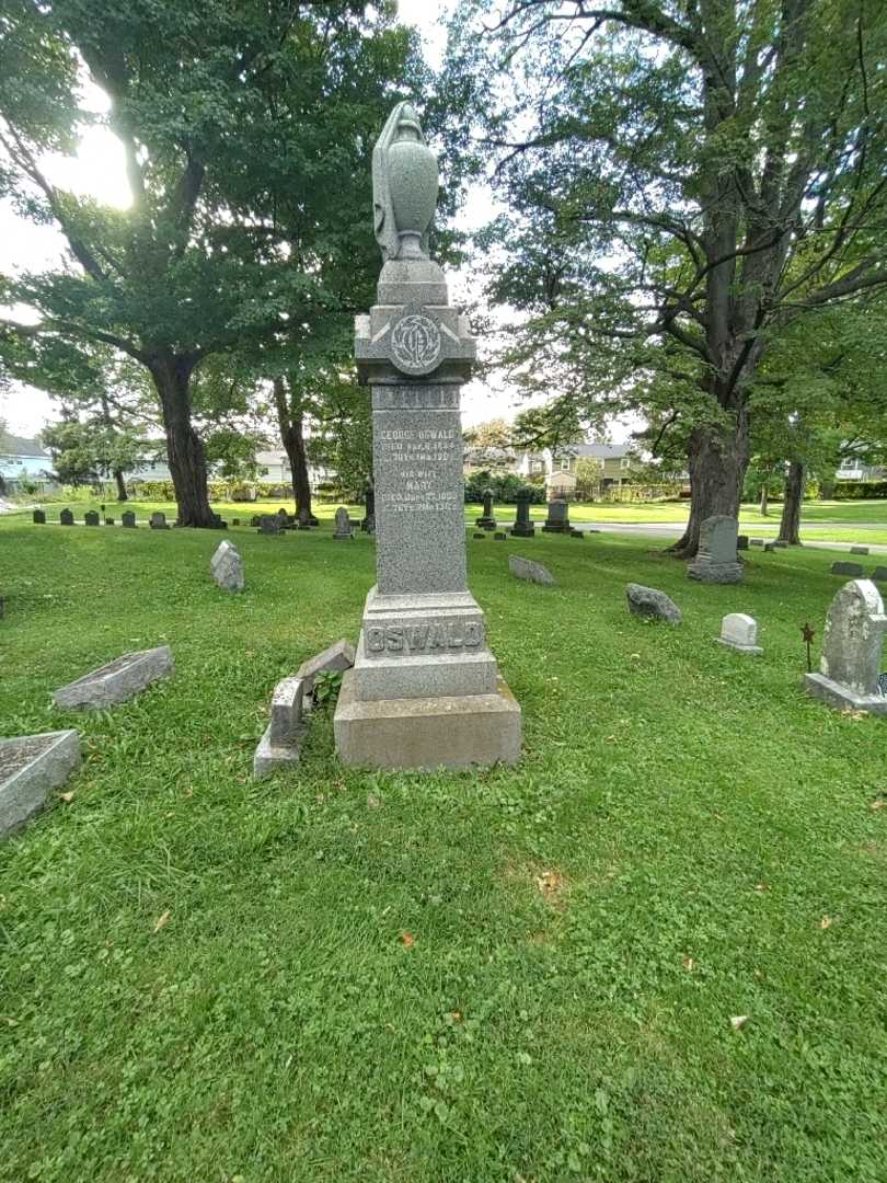 Mary Anna Oswald's grave. Photo 1