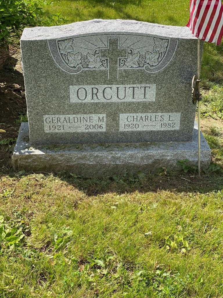 Geraldine M. Orcutt's grave. Photo 3