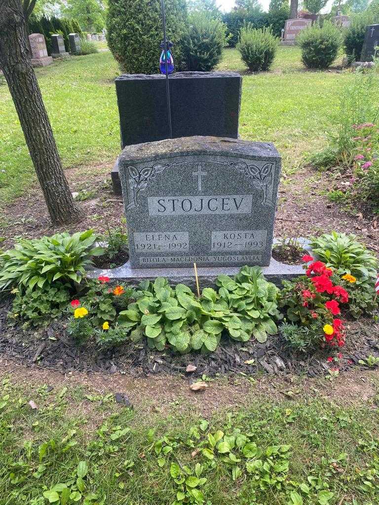 Elena Stojcev's grave. Photo 2