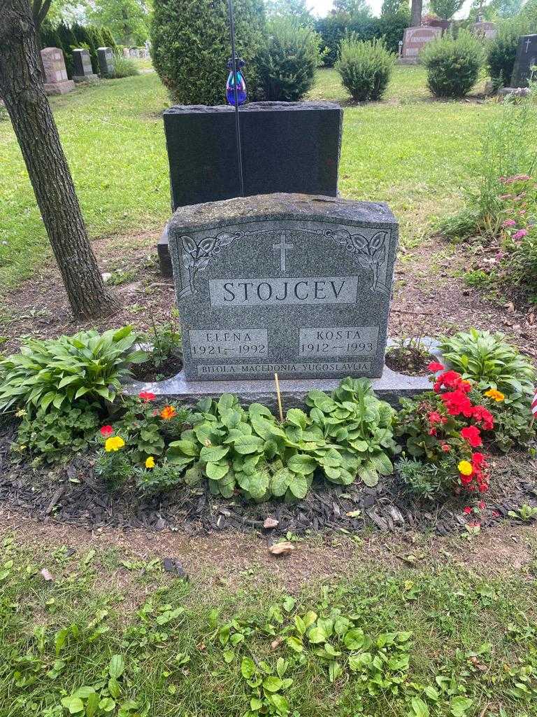 Kosta Stojcev's grave. Photo 2