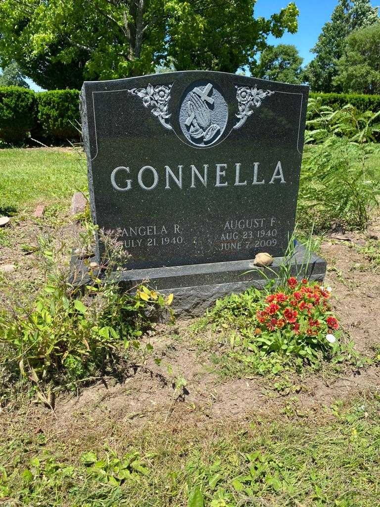 August F. Gonnella's grave. Photo 2