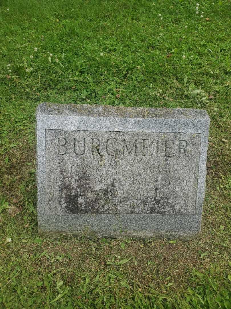 Frank Burgmeier's grave. Photo 3