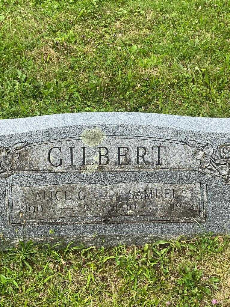 Samuel Gilbert's grave. Photo 3