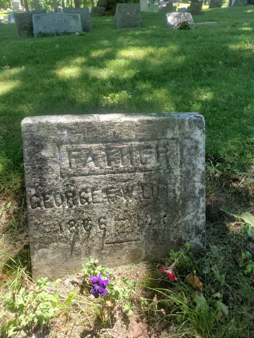 George F. W. Luther's grave. Photo 3