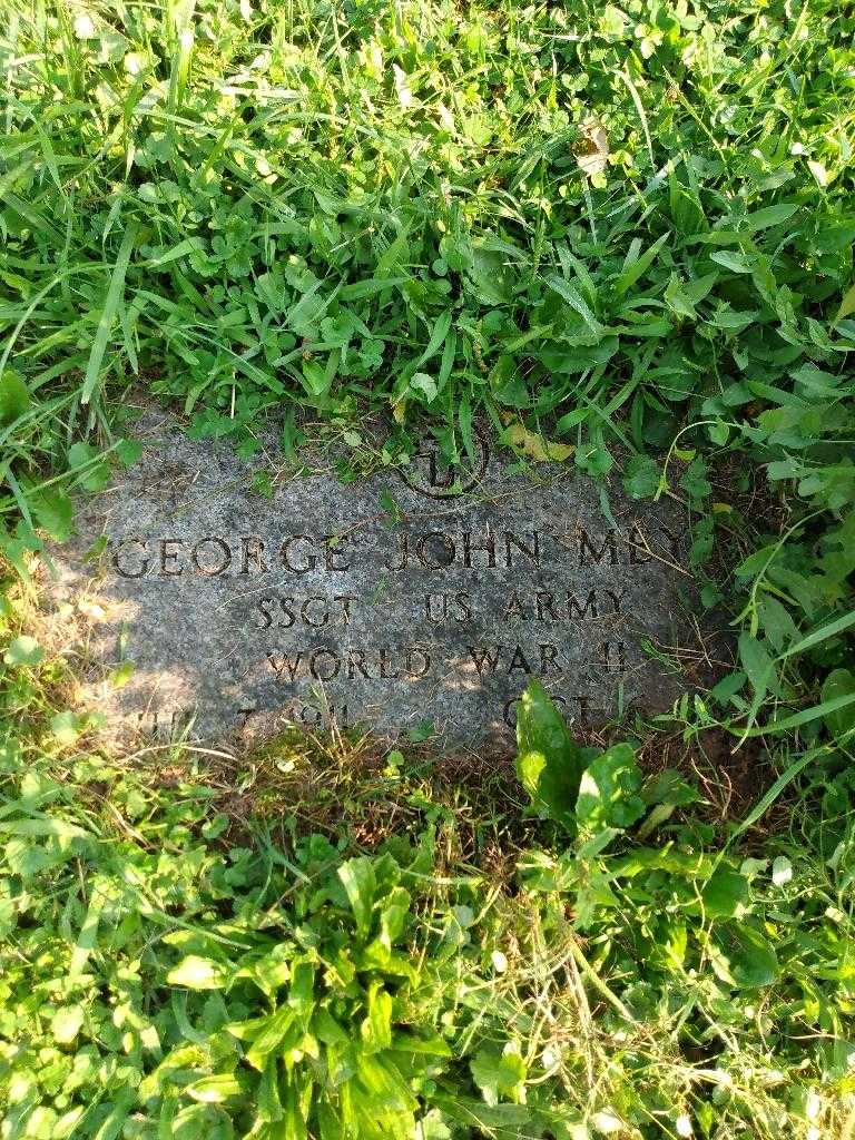 George John Meyer's grave. Photo 2