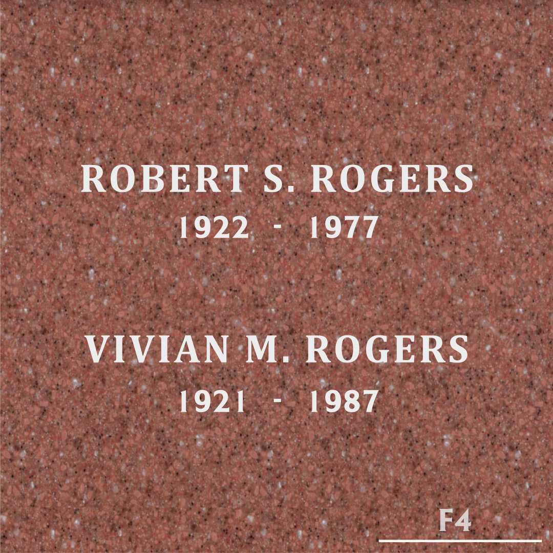 Vivian M. Rogers's grave
