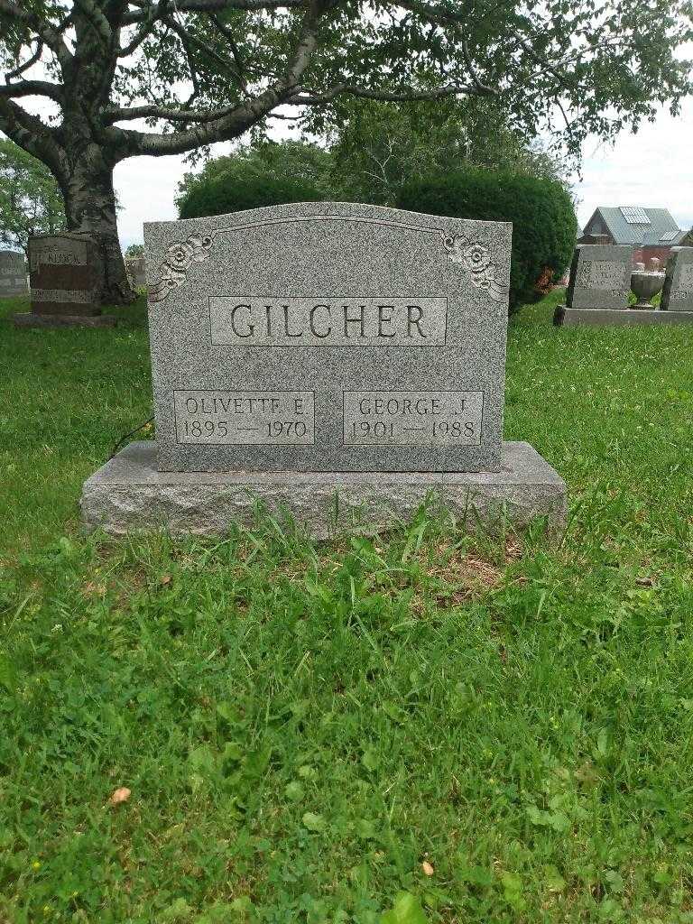 George J. Gilcher's grave. Photo 1