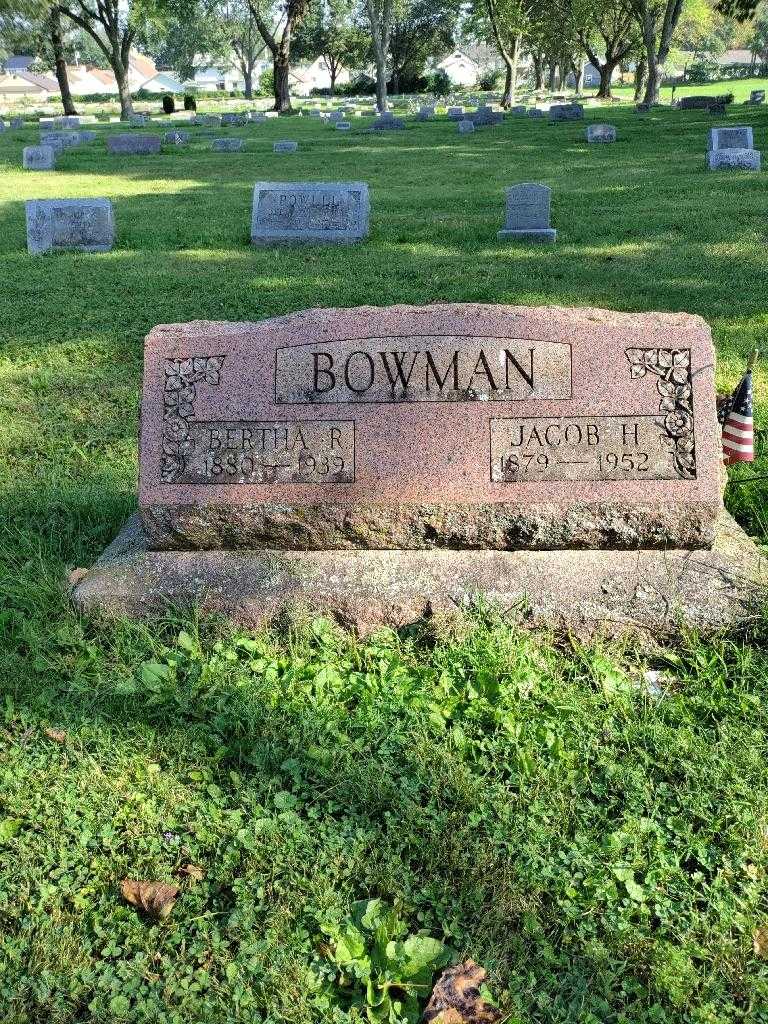 Jacob H. Bowman's grave. Photo 3