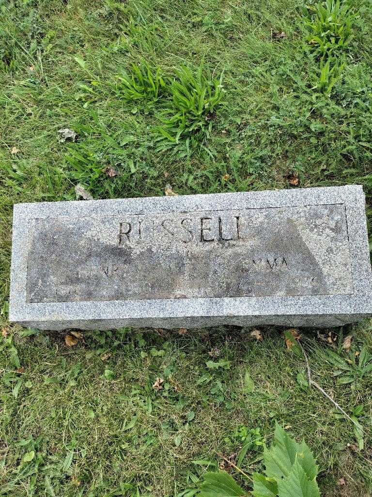 Henry W. Russell's grave. Photo 3