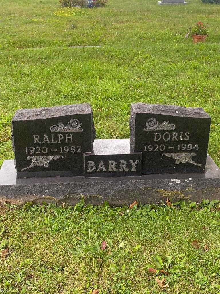 Ralph Barry's grave. Photo 3