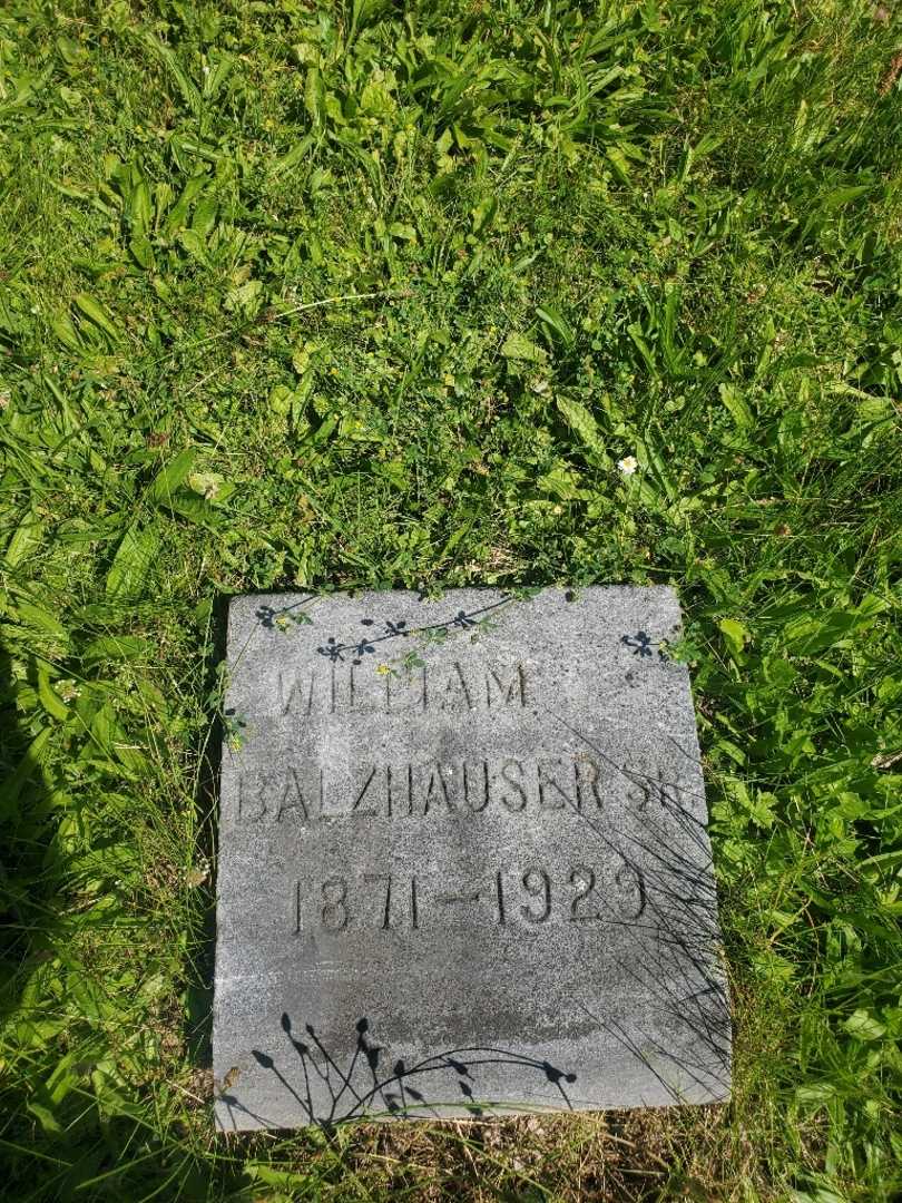William T. Balzhauser's grave. Photo 3