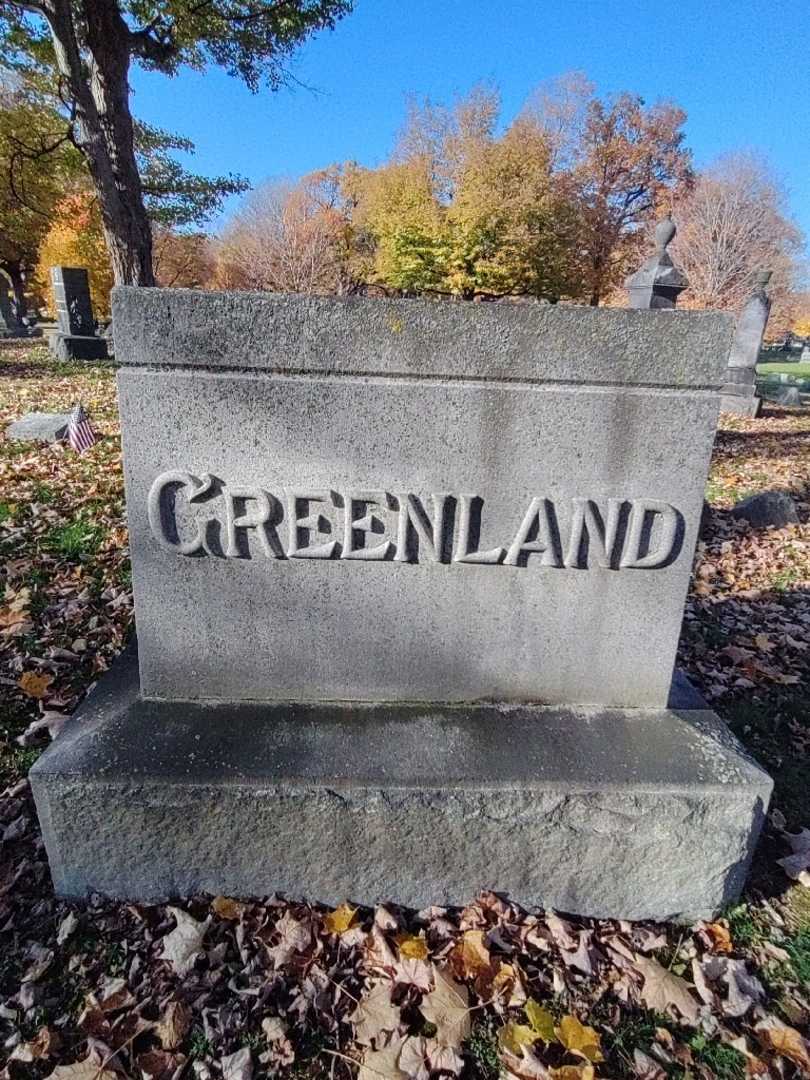 Florence Hamilton Greenland's grave. Photo 4