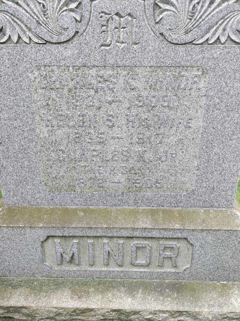 Charles K. Minor Junior's grave. Photo 2