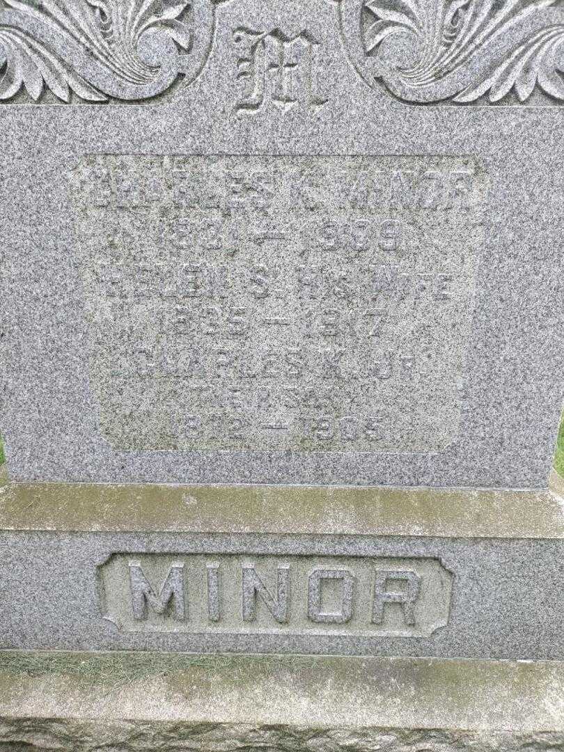 Charles K. Minor Junior's grave. Photo 3