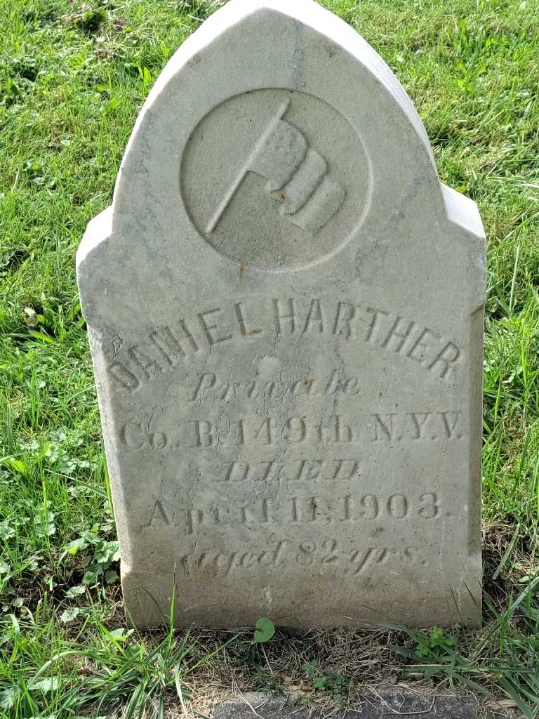 Daniel Harther's grave. Photo 3