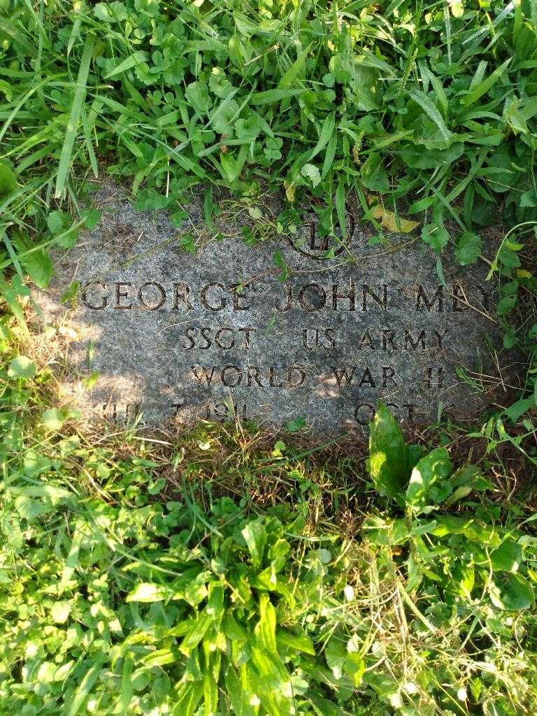 George John Meyer's grave. Photo 3