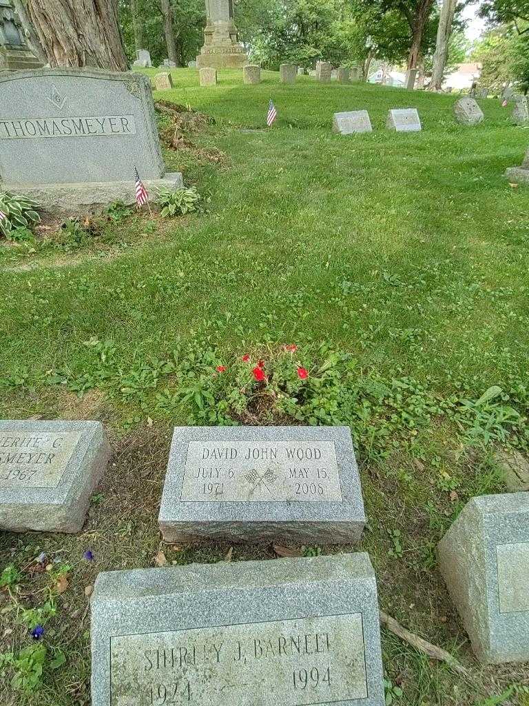 David John Wood's grave. Photo 1