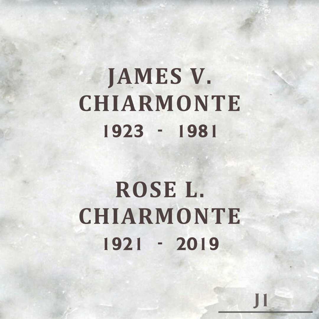 James V. Chiarmonte's grave