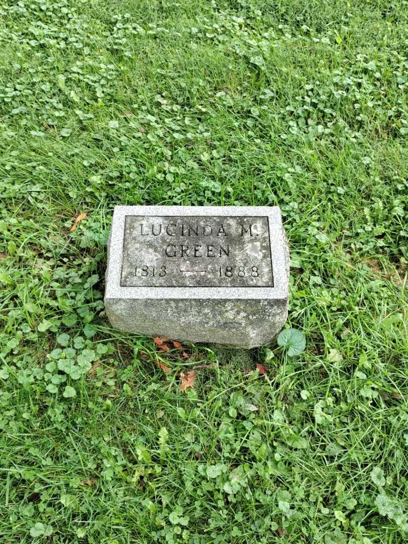 Lucinda M. Green's grave. Photo 2