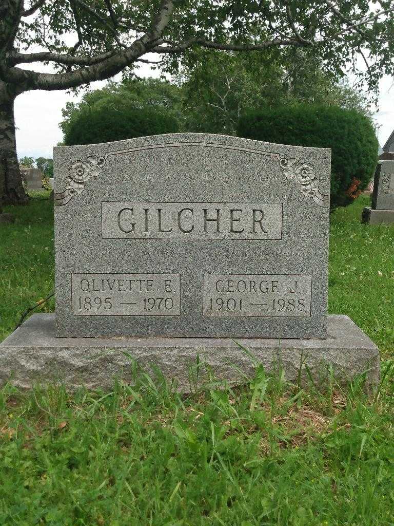 George J. Gilcher's grave. Photo 2