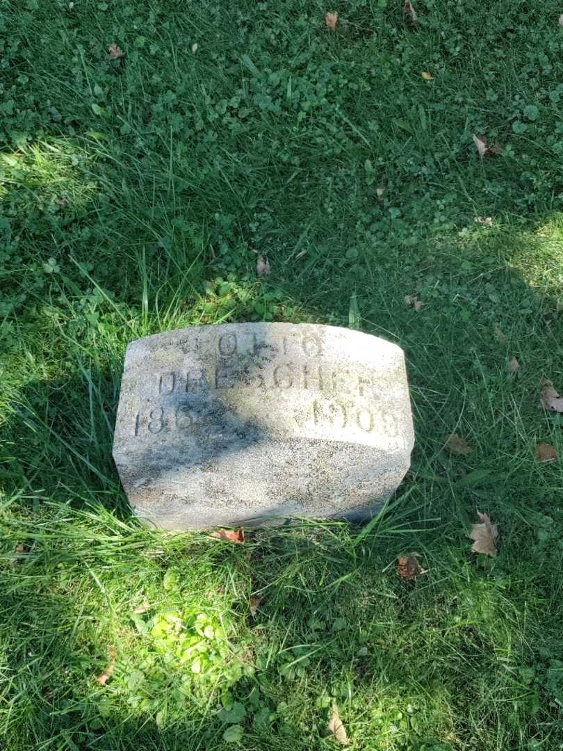 Otto P. Drescher's grave. Photo 3