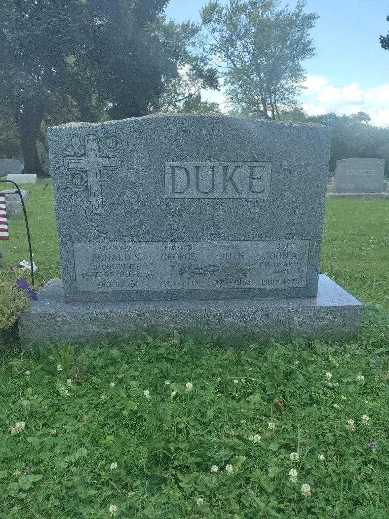 George Duke's grave. Photo 2