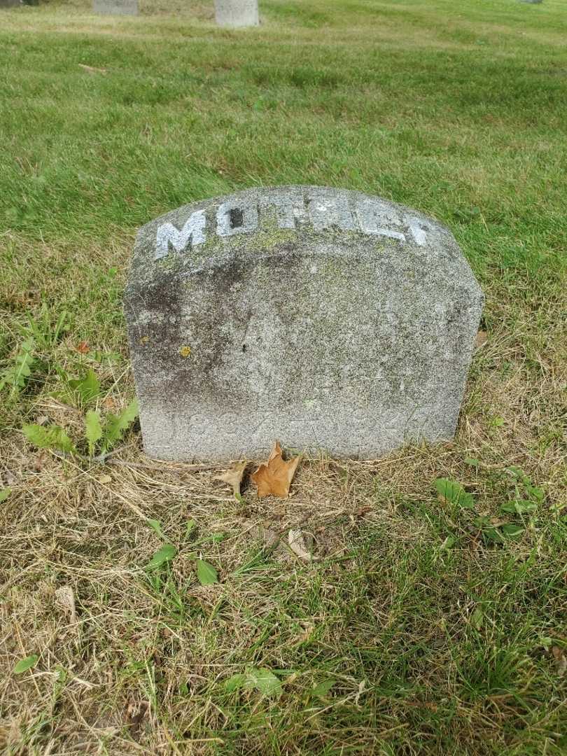 Johanna B. Wiegand's grave. Photo 2