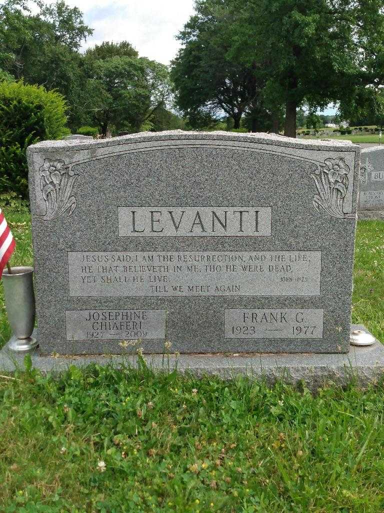 Frank G. Levanti's grave. Photo 2