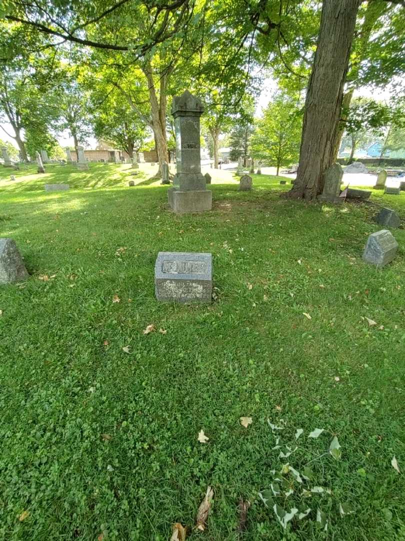 Christina Fandrich's grave. Photo 1