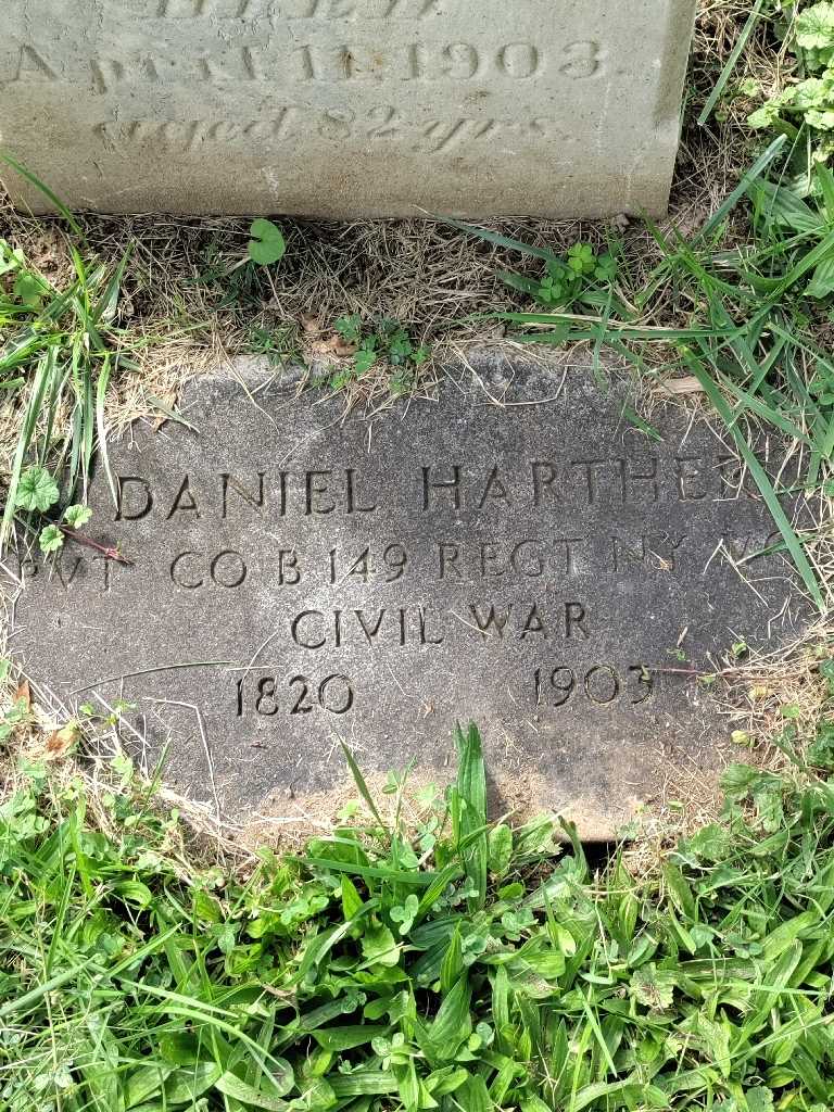 Daniel Harther's grave. Photo 4