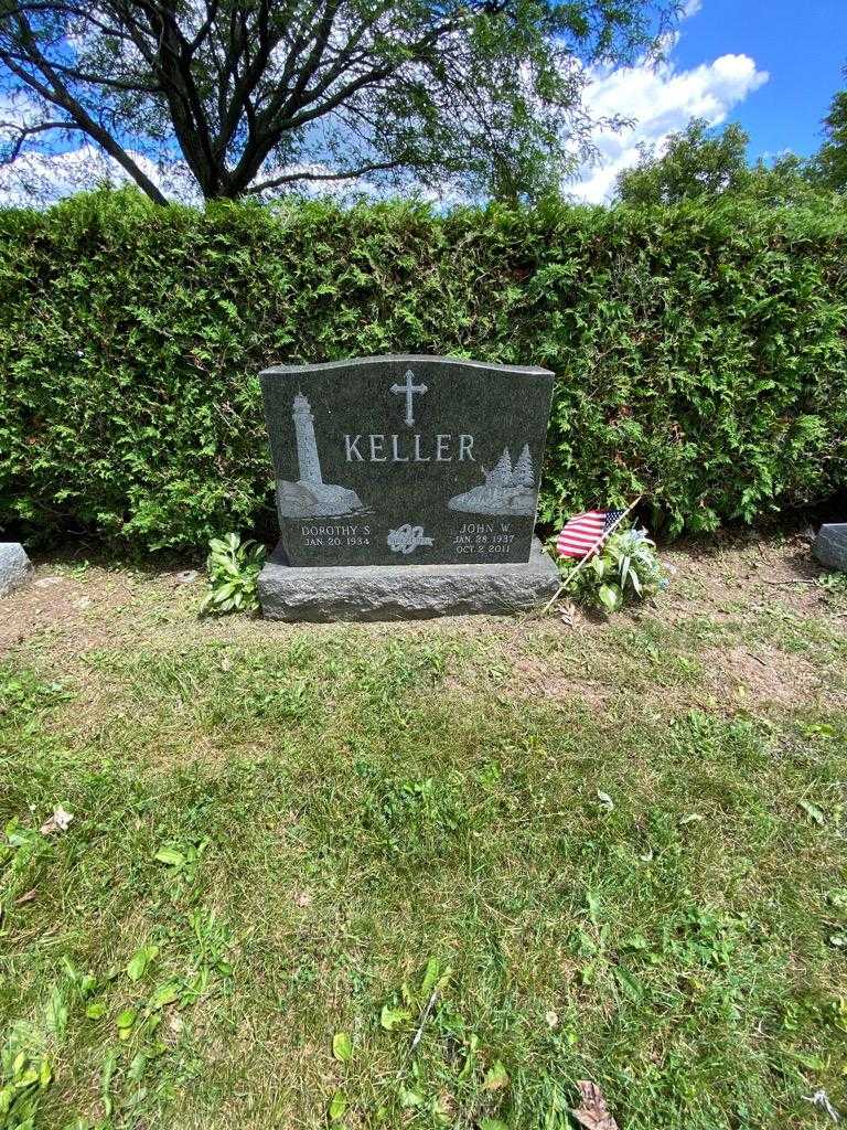 John W. Keller's grave. Photo 1