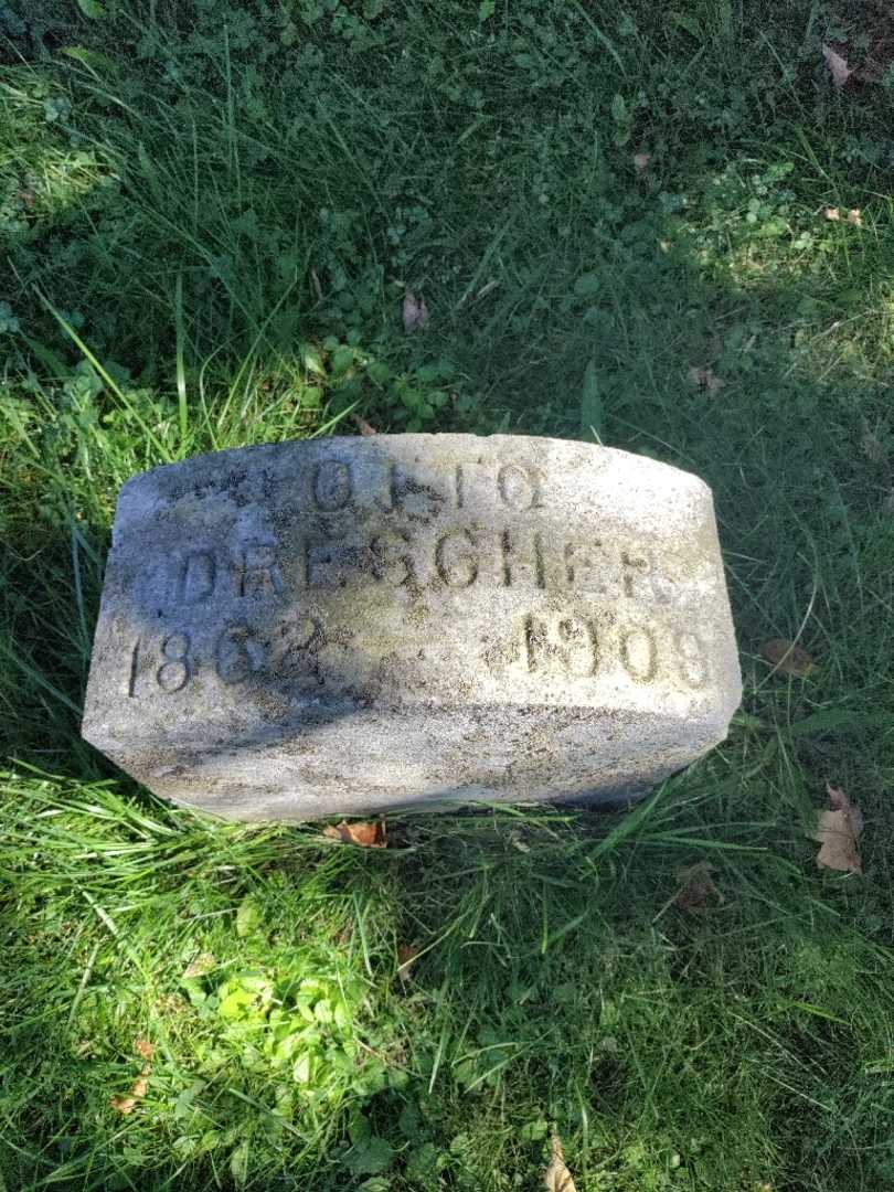 Margant Drescher's grave