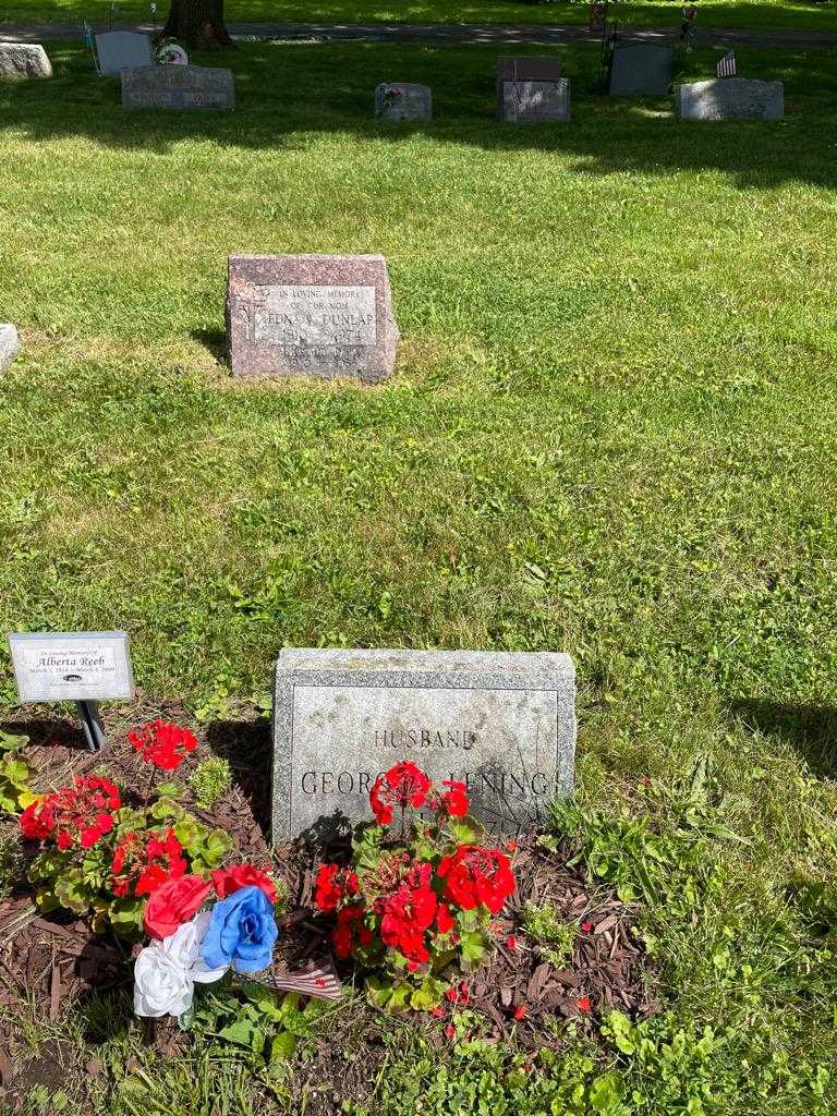 George A. Lening's grave. Photo 2