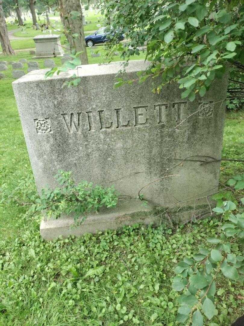 Mary A. Willett's grave. Photo 4