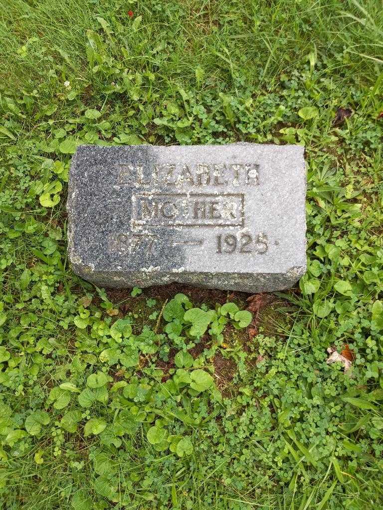 Elizabeth Slater's grave. Photo 1