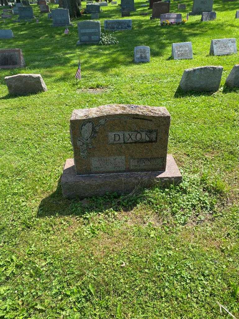 Helen M. Young Dixon's grave. Photo 2