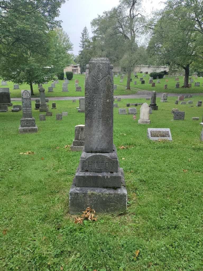 Emily J. Chilton's grave. Photo 2