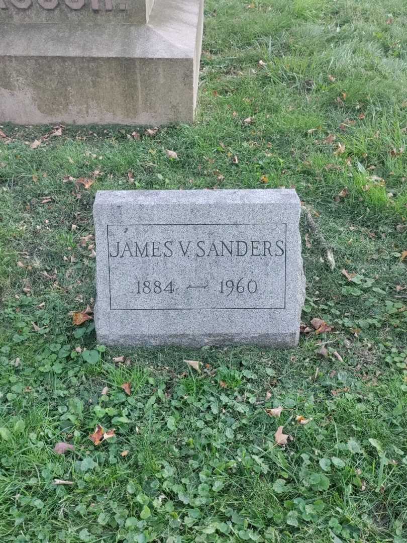 James V. Sanders's grave. Photo 2