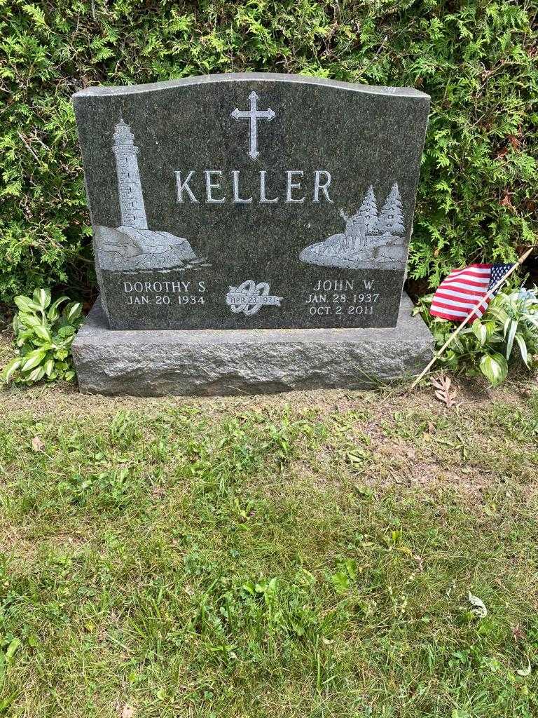 John W. Keller's grave. Photo 2