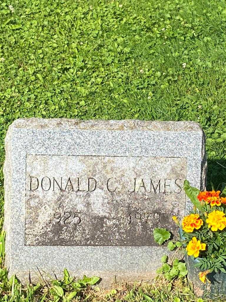 Donald C. James's grave. Photo 3