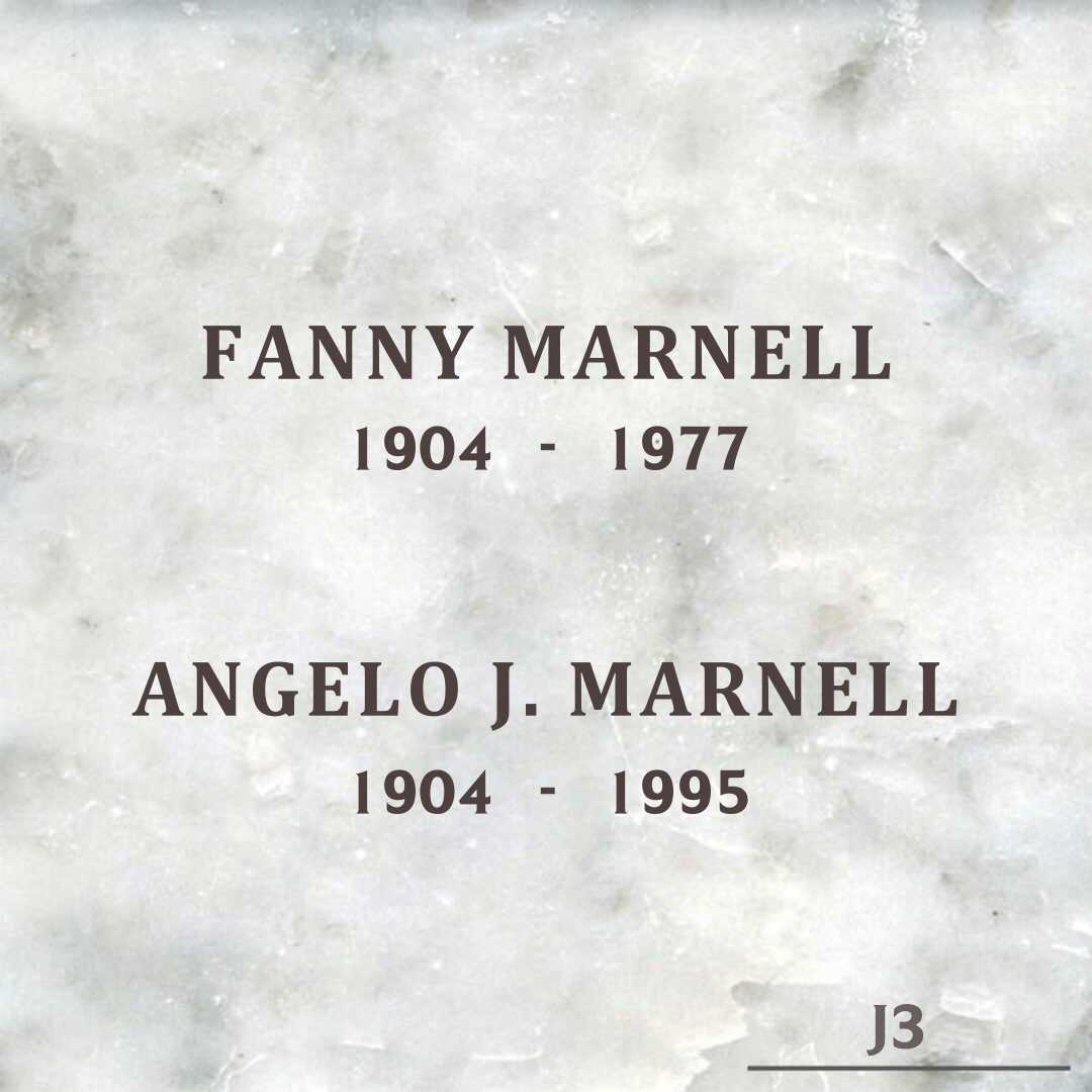 Fanny Marnell's grave