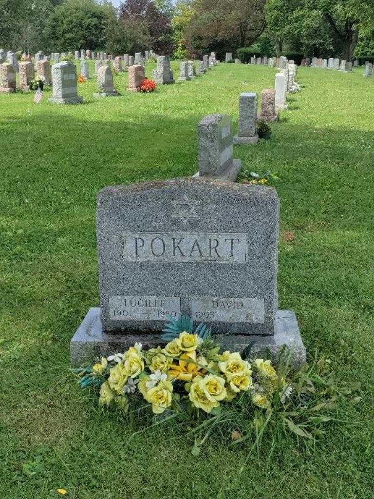 Lucille Pokart's grave. Photo 2