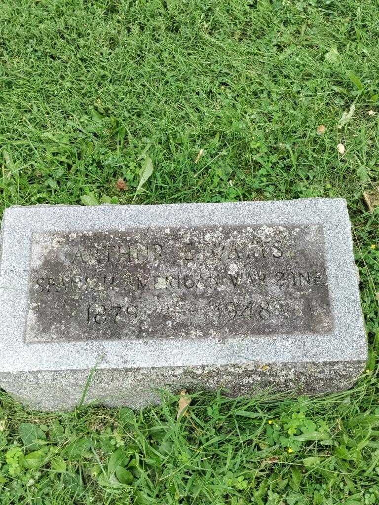 Arthur E. Watts's grave. Photo 2