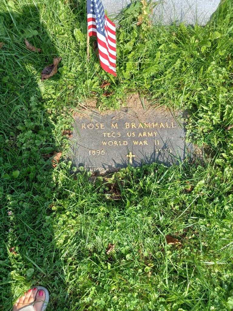 Rose M. Bramhall's grave. Photo 2
