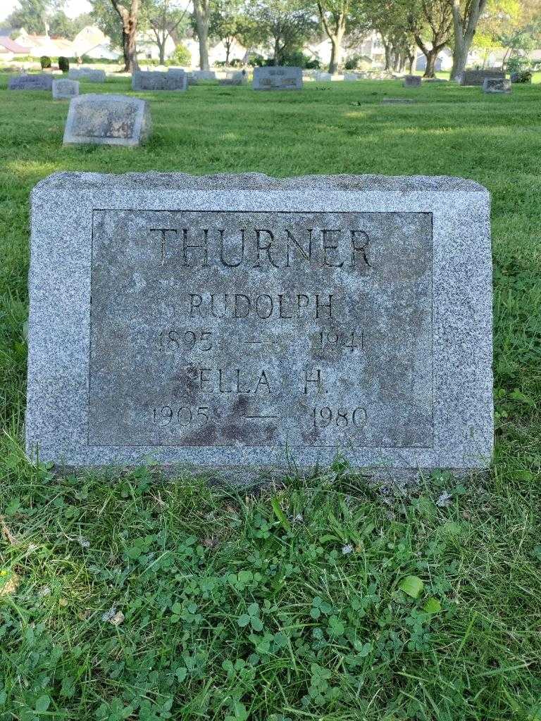 Ella H. Thurner's grave. Photo 2